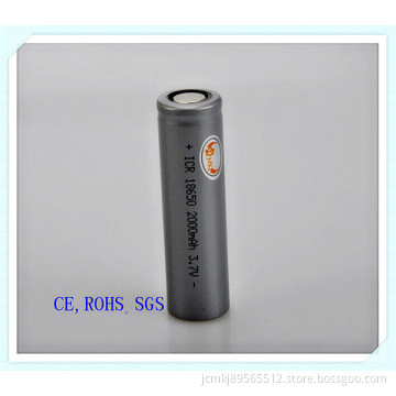 Lithium Cylindrical Battery 18650-2000mAh, Flat Top, Power Bank, E-Cigarette Battery, Power Bank, Audio Battery, Flashlight Battery, Battery Pack,Li Ion Battery